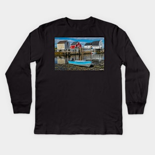 Low Tide at Blue Rocks #02 Kids Long Sleeve T-Shirt